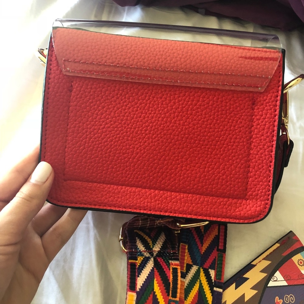 Small clear bag with boho strap - Picture 7 of 8
